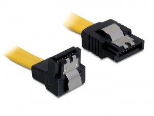 Delock 0.2M SATA M/M Cable SATA 0,2M Yellow — image 1