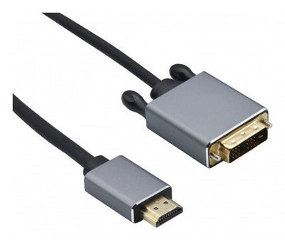 Helos Cable HDMI Male/DVI Male Premium 4K, 2,0M, Black — image 1