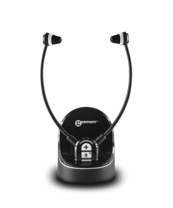 Geemarc Headphones Telecom CL7370 Wireless Band Cuello Black
