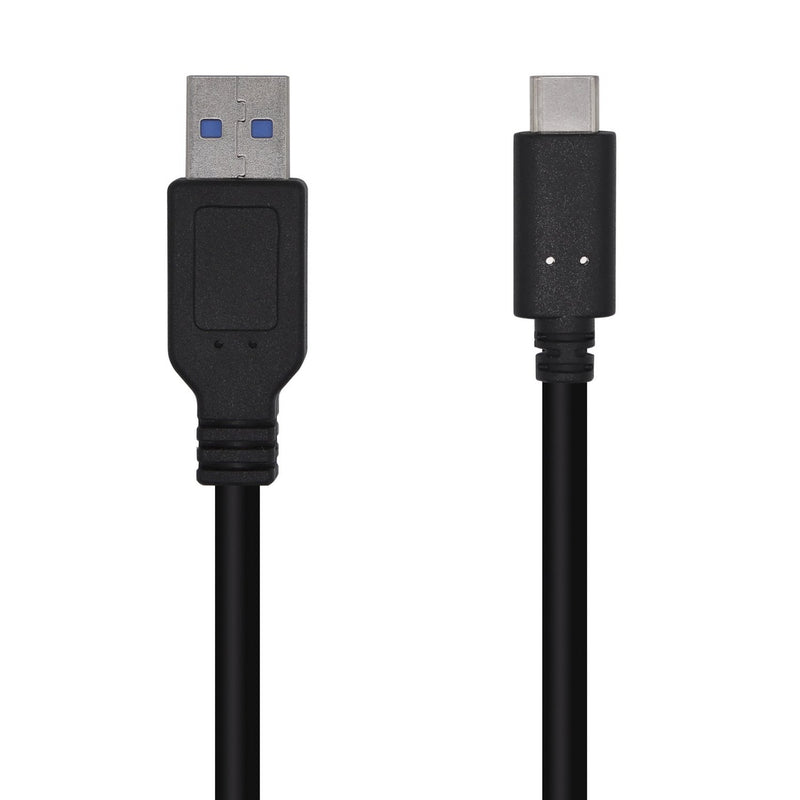 Aisens USB Cable 3.1 GEN2 10Gbps 3A - Type USB-C/m-a Male - 1.50M - Black