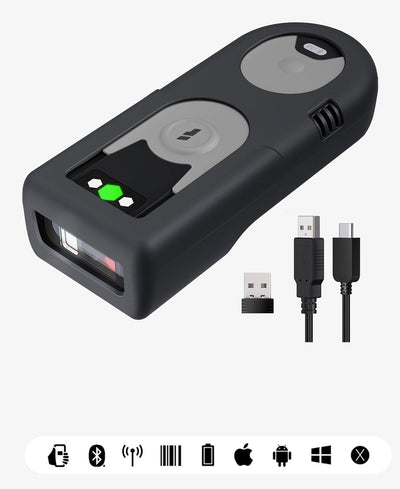 Inateck BCST-43 Reader Codes Barcodes Laptop 1D Cmos Black Green Grey — image 1