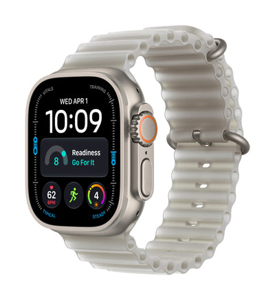 Apple Watch Ultra 4 (2026) GPS + Cel 49MM Box Of Titanio Natural Strap Ocean Band Grey Traslúcido Siri Ai — image 1