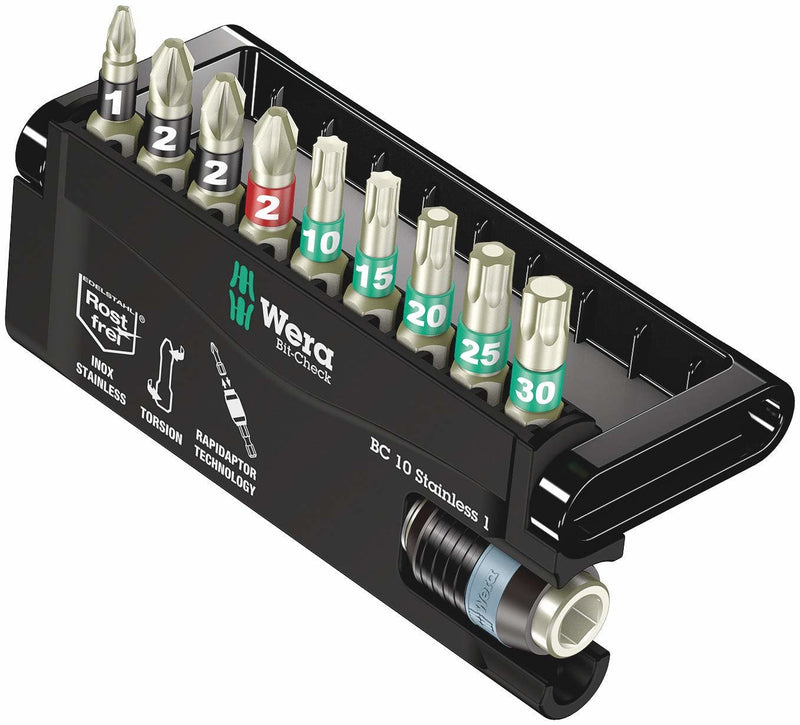 Wera Bit-check 10 Stainless 1 Gama Bits