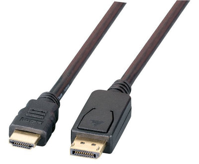 Cable Efb DisplayPort HDMI 4K60HZ, a-a St-st, 2M, Black — image 1