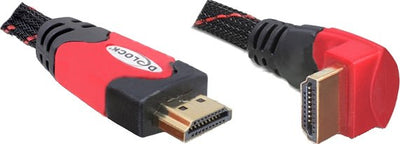 Delock HDMI Cable a Male HDMI a Male Angular 4K 5M — image 1