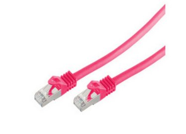 Shiverpeaks RJ45 Network Cable S FTP, CAT.7 Lszh 7,5M Magenta