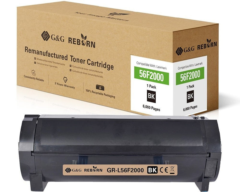 G&g Reborn-toner Compatible With Lexmark 56F2000