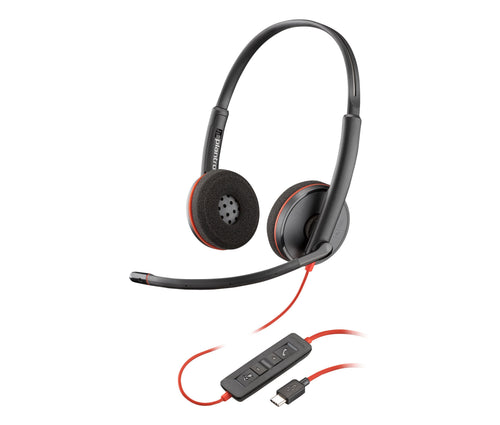 Poly Headphones Blackwire C3220 USB-C + Case Transporte (paquete) — image 1