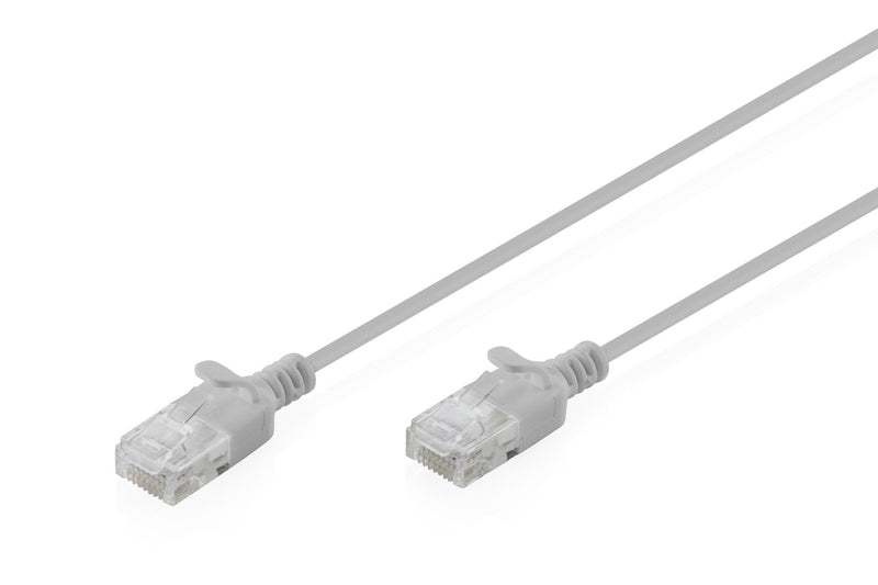 CAT.6 U-UTP Slim Network Cable, 2M, Grey