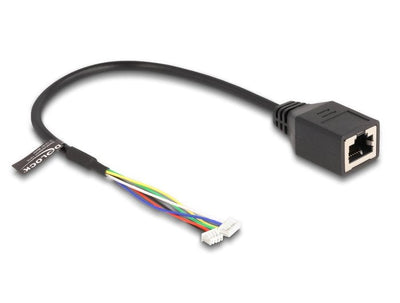 Delock 88007 Cable RJ45 Female a Connector Female 1,25MM 4 Pines And Connector Female 1,25MM 6 Pines CAT.5E 30 — image 1