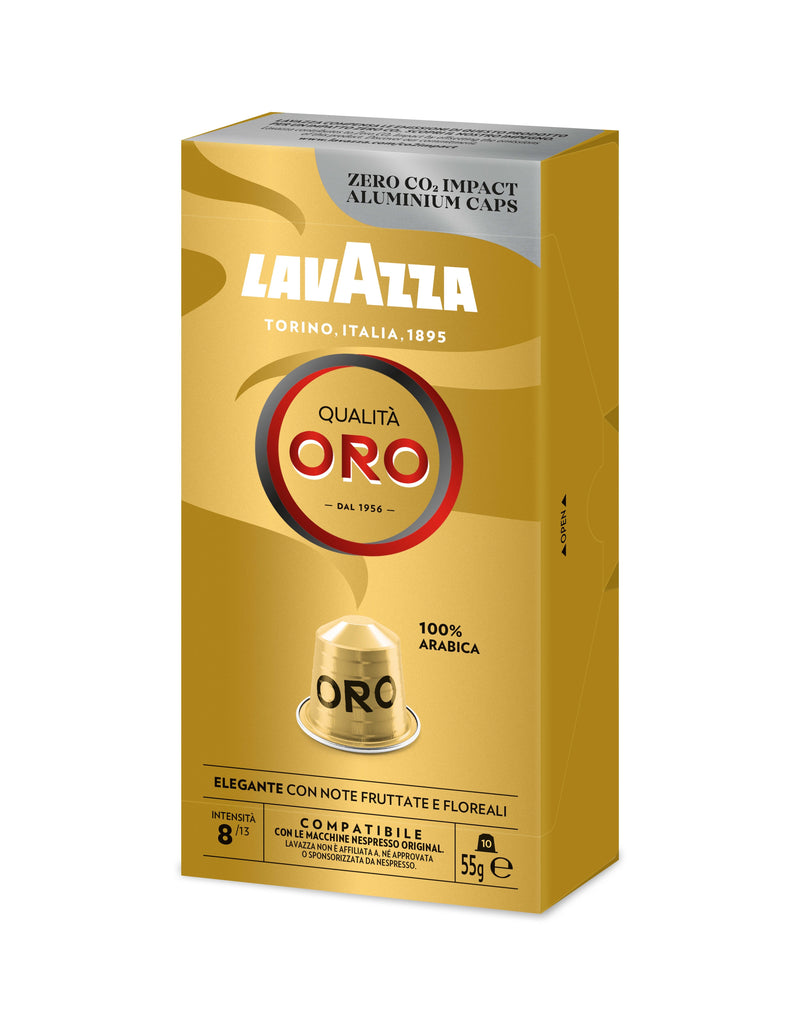 Lavazza Cápsula Qualitá Oro Cafeteras Nespresso Box Of 10