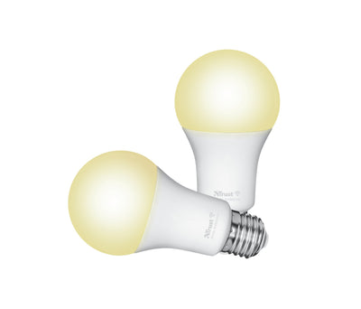 Trust E27 Duo-pack LED Cct Wi-Fi Smarte Wi-Fi Led-lampe, Lichtstimmung White Fassung E27, Ihrem Smartphone/Tab — image 1