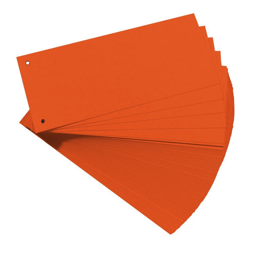 Herlitz 10843647 Divisor Cartón Orange 100 Pieces — image 1