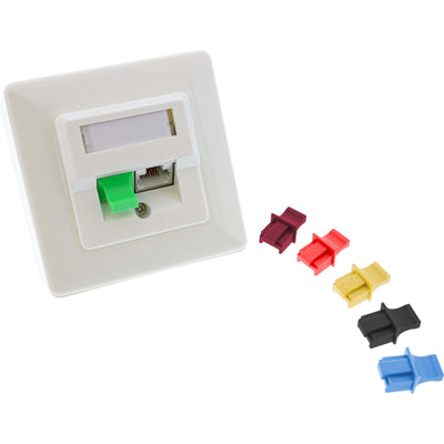 Inline Guardapolvo RJ45 Female Yellow 10UDS — image 1