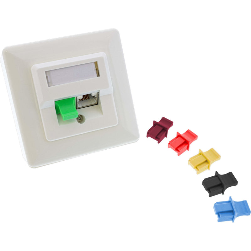 Inline Guardapolvo RJ45 Female Yellow 10UDS