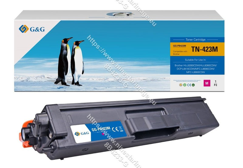 G&g Xl-toner Compatible With Brother TN-423M Magenta