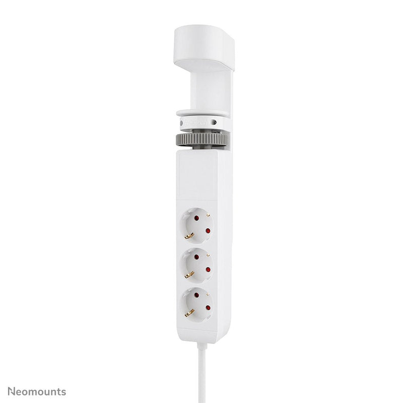 Neomounts DS22-840WH6 Power Strip Desktop With Clamp And Ports USB-C And USB-A - Charging Fast