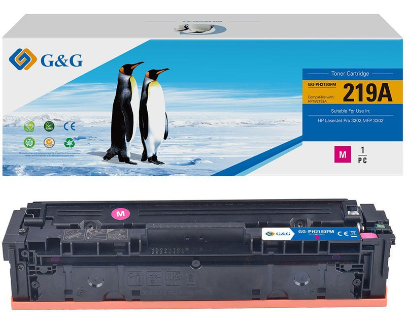 G&g Toner Compatible With HP 219A Magenta