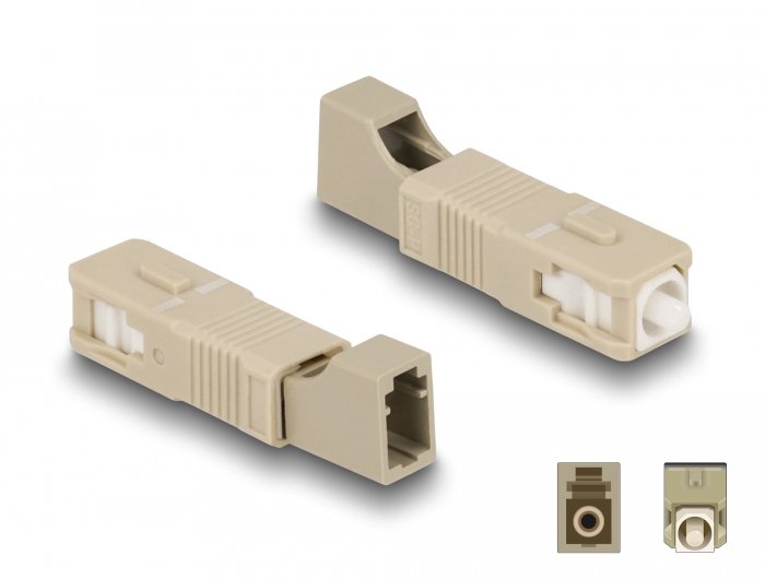 Delock 87942 Adapter Fibre Optic Lc/Sc 1 Pieces Beige