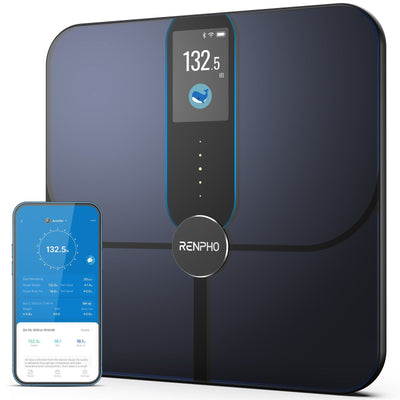 Renpho Elis Nova, Escala Black Bluetooth. Access Wireless a Internet PEU-R-A031 — image 1