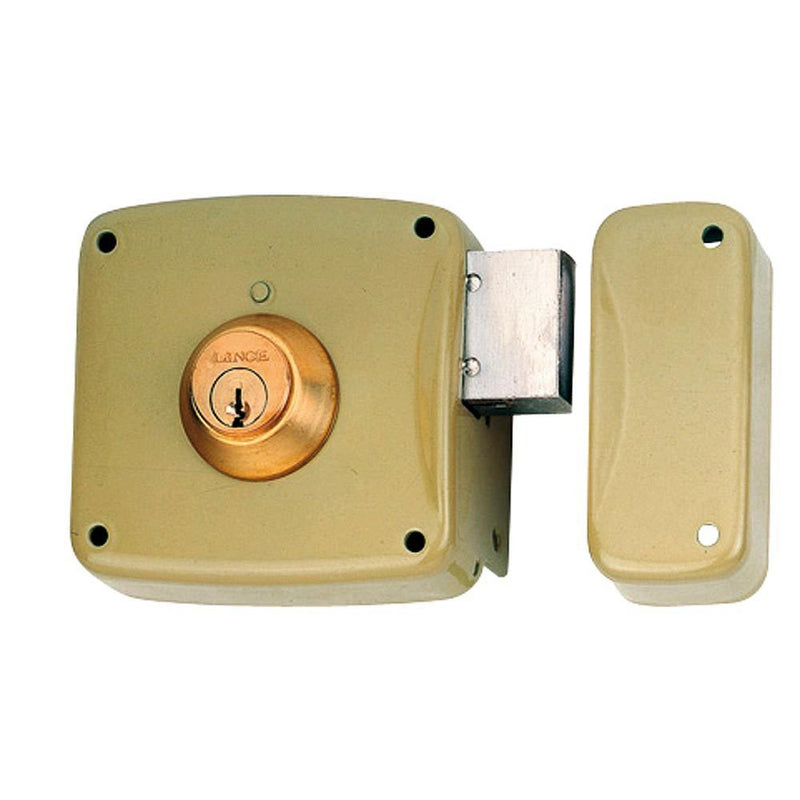 Lock Sobreponer With Cilindro 5124A Input 100MM. Mano Derecha 95124AHE10D Lince