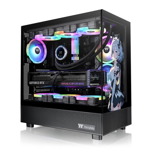 Thermaltake PC Case View 270 Sp Edition Black Glass Tempered X 2 CA-1Y7-00M1WN-02