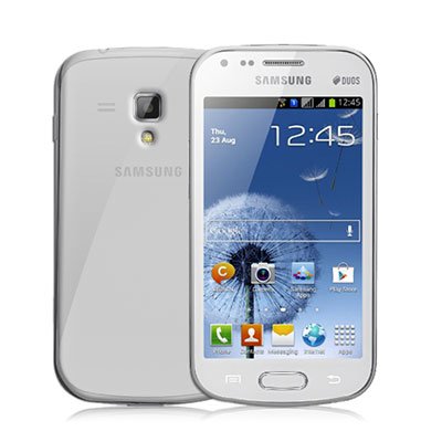 Celly GELSKIN300 Case For Galaxy S Duos GT-S7562 White