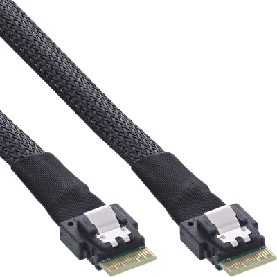 Inline Cable Sas Slim , SFF-8654A SFF-8654, 24GB/S, 1M — image 1