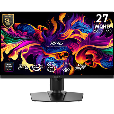 Msi Mpg 271QRDE Qd-oled X50 26.5, Black Wqhd, Hdmi, Dp, Usb-c, 500HZ Panel 9S6-3CF49T-002 — image 1