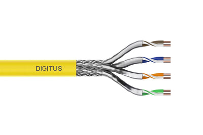 Digitus DK-1743-A-VH-10 Network Cable 1000M CAT.7A S /FTP (s-STP) Yellow — image 1