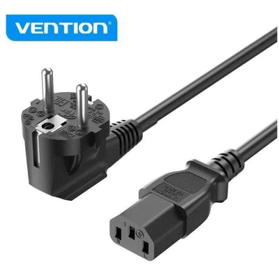 Vention Cable Power Zcjbac IEC C13 Female CEE7 Male 1.8M Black — image 1