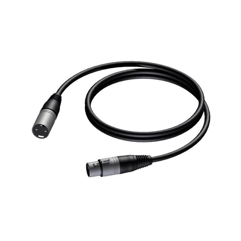 Cable Xlr Male - Xlr Female 0,5M - CAB901/0.5