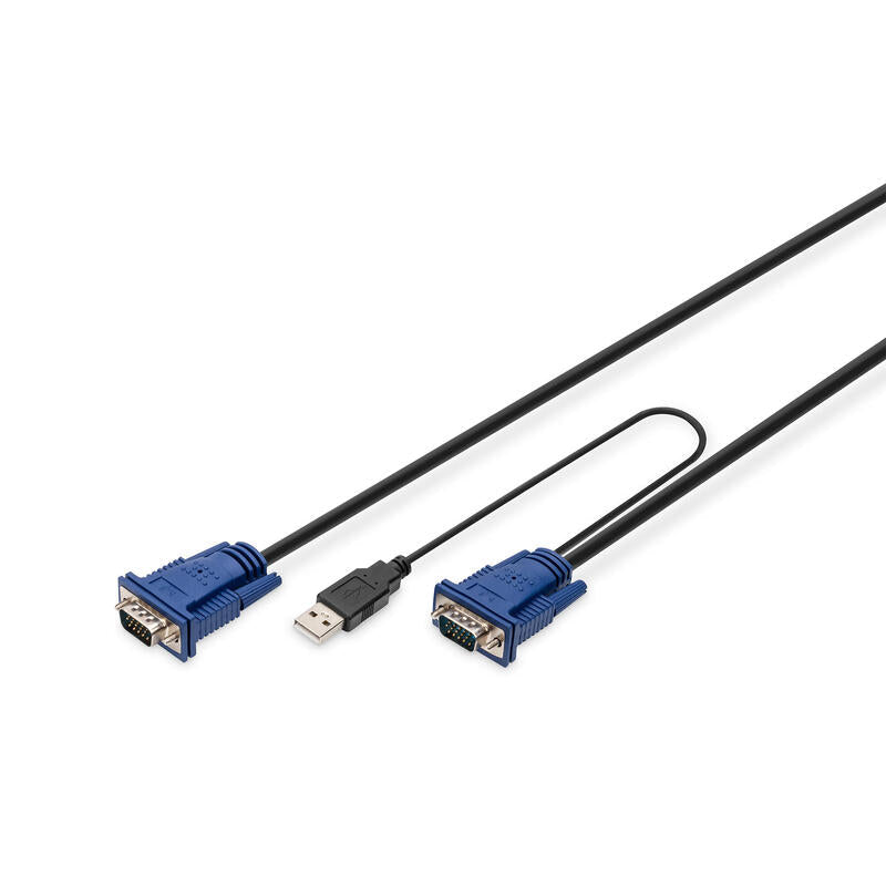 Digitus Cables KVM VGA Ps/2 Mouse & Keyboard USB HD