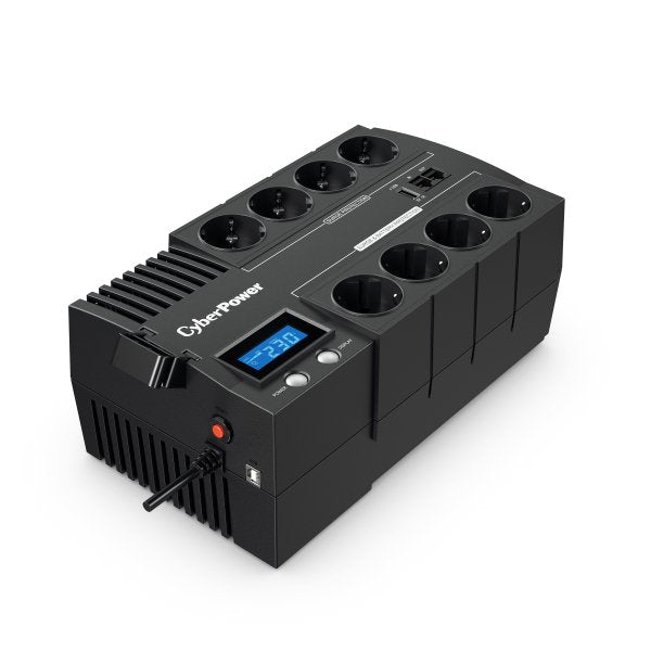 Cyberpower UPS Line Interactive BR1200ELCD 1200VA-720W 8 Salidas Formato Bloque