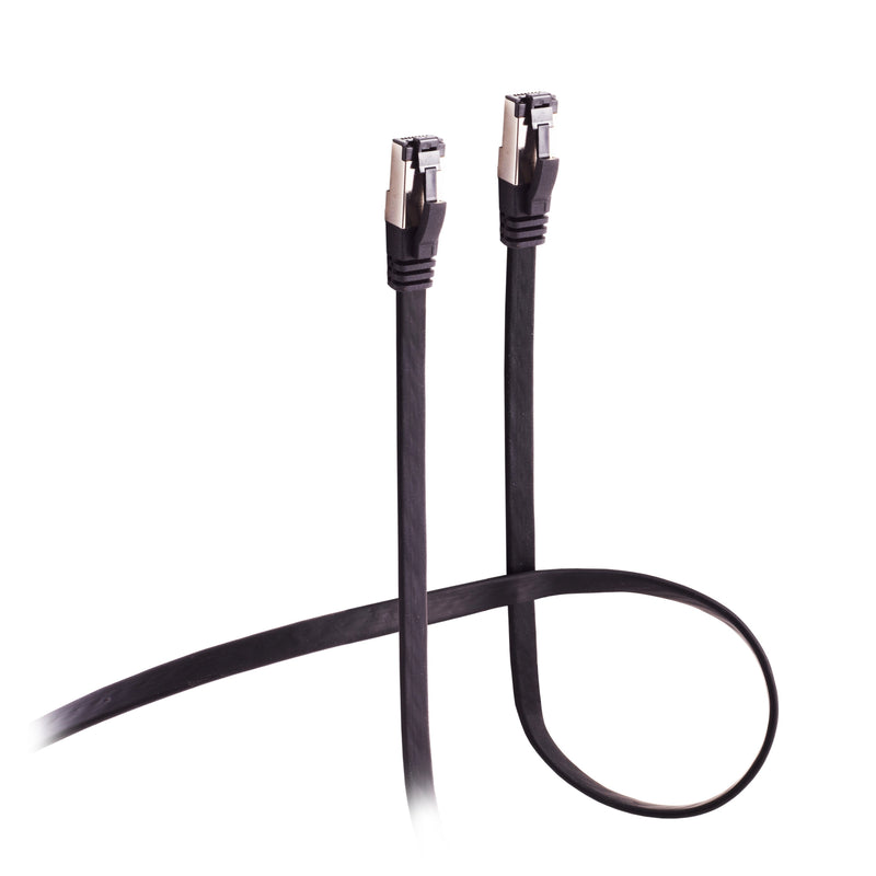 Flexline FL31-43005 Network Cable Black 0,25M CAT.8.1 U/FTP (STP)