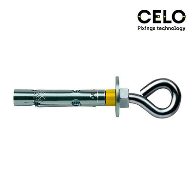 Celo Box 100 Units Mount Dynabolt Aro Ø8X45MM Zincado — image 1