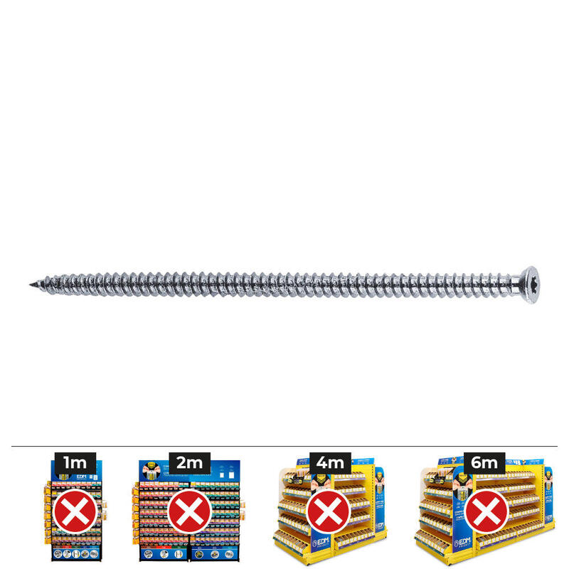 Box 100 Units Screw Premarcos Fbs 7,5-182 Avellanado, Cincado