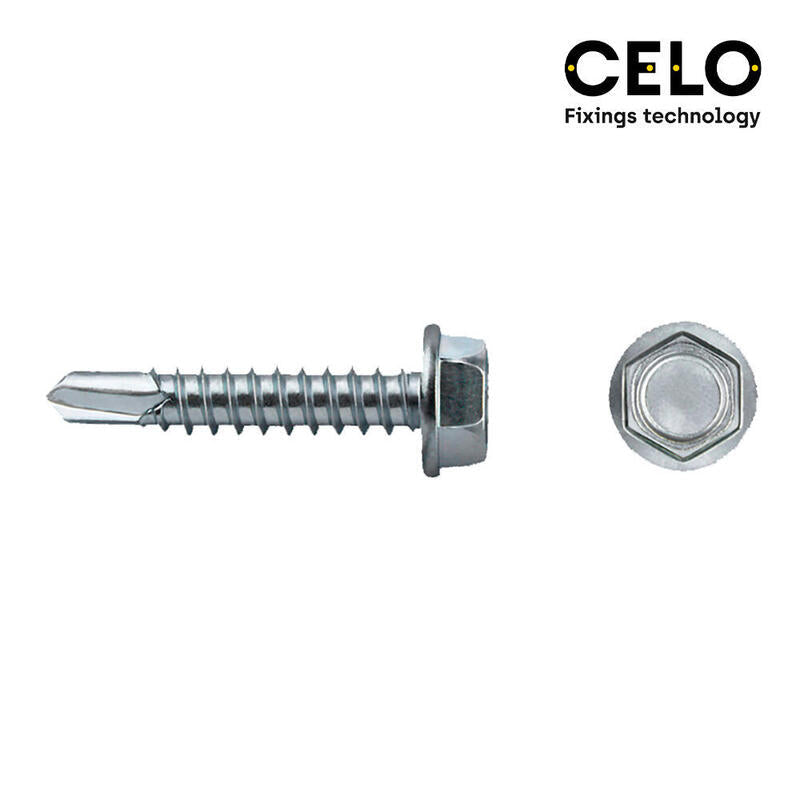 Celo Box 250 Unid. Punta Drill Bit Hexagonal Din/Ref 7504K Ø4,8X50MM Zincado