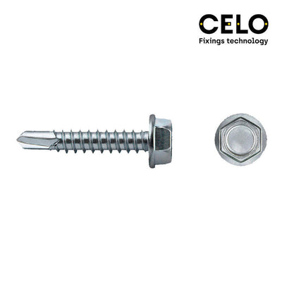 Celo Box 250 Unid. Punta Drill Bit Hexagonal Din/Ref 7504K Ø5,5X32MM Zincado — image 1