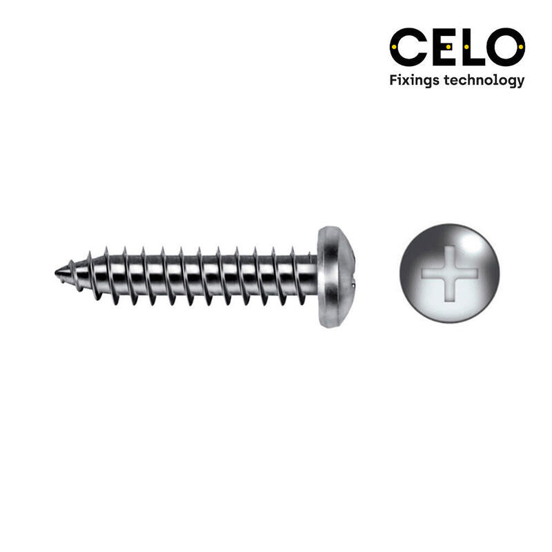 Celo Caja 250 Unid. Tornillo Chapa Alomada Philips Din/Ref 7981 4,8X19MM Zincado
