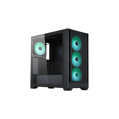 Silentware PC Case Flow 110A-RGB, Black Glass Tempered FLOW110BLACK — image 1