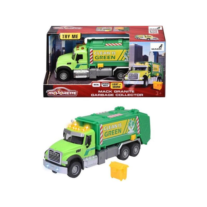Majorette Camión Basura Mack Granite, 213743007