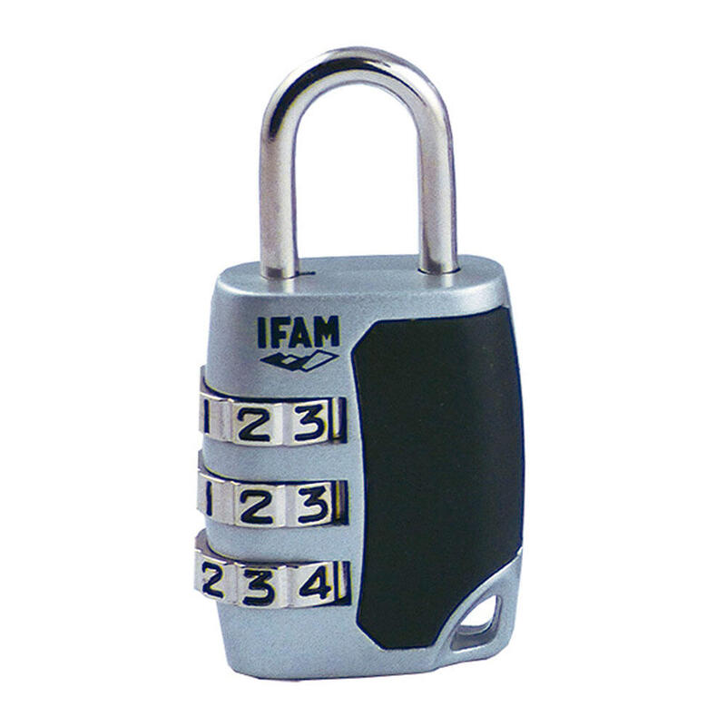 Padlock C25S Zinc 26MM. Arco Ø3MM Con Combinación Ifam