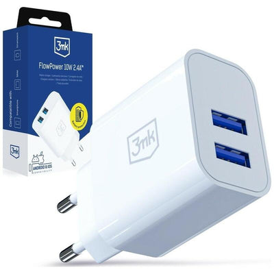 Charger Network 10W 2x USB-A 2,4A Flowpower White — image 1