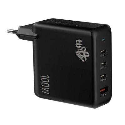 Charger Network 3x USB C + USB a Power Delivery Black GaN 100W — image 1