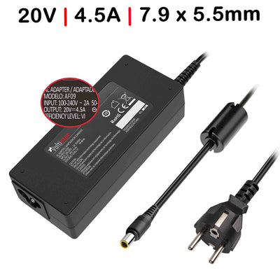 Charger Laptop Lenovo Thinkpad T420 20V 4,5A 7.9X5.5MM — image 1