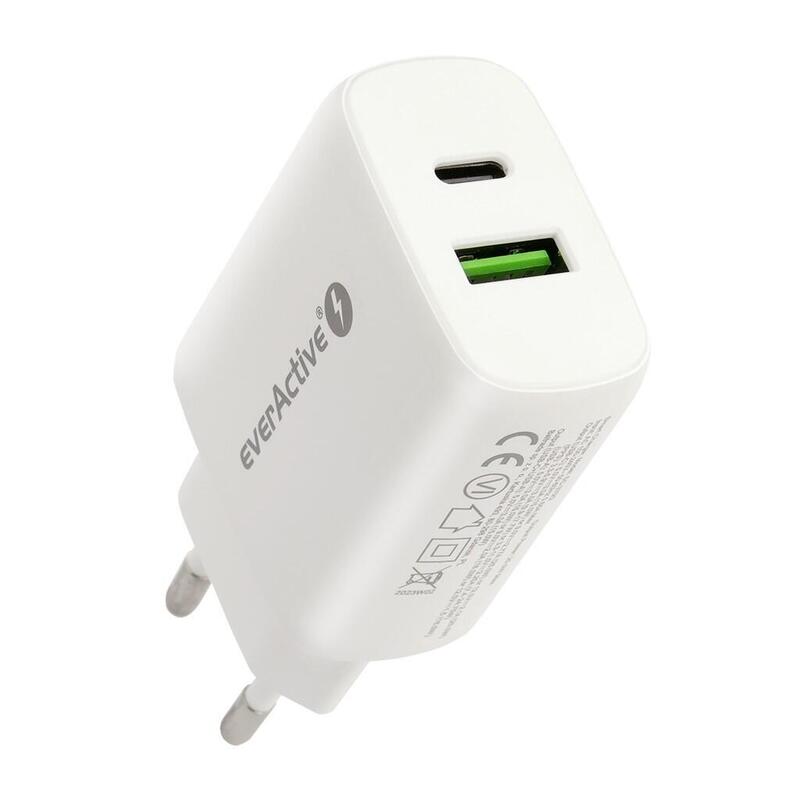 Charger USB USB-C QC3.0 25W White