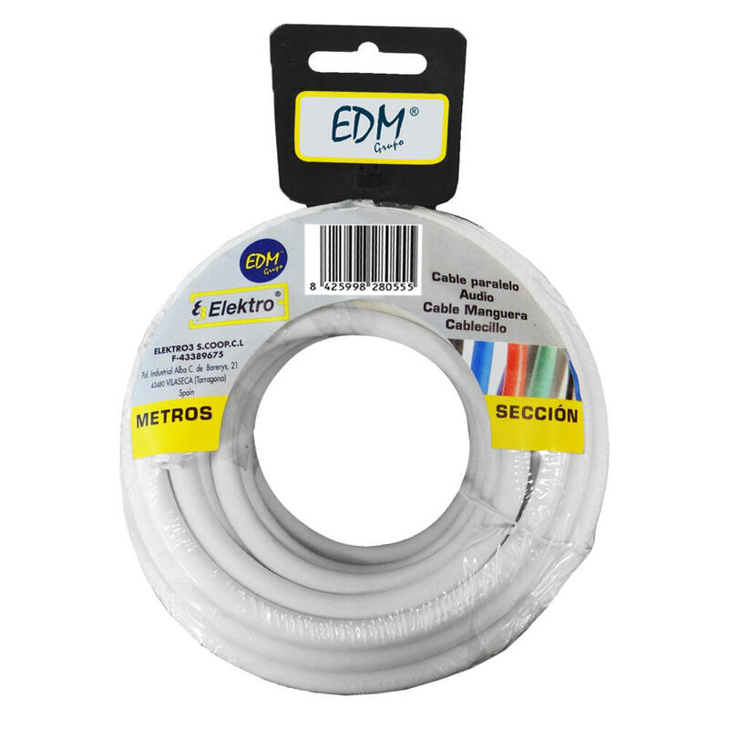 EDM Film Roll Cable Coaxial Apantallado Cobreado 15M