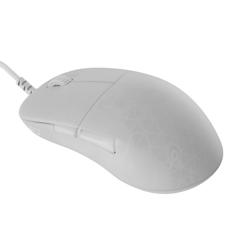 Caseking XM2 8K Gaming Mouse With Cable - White Frost