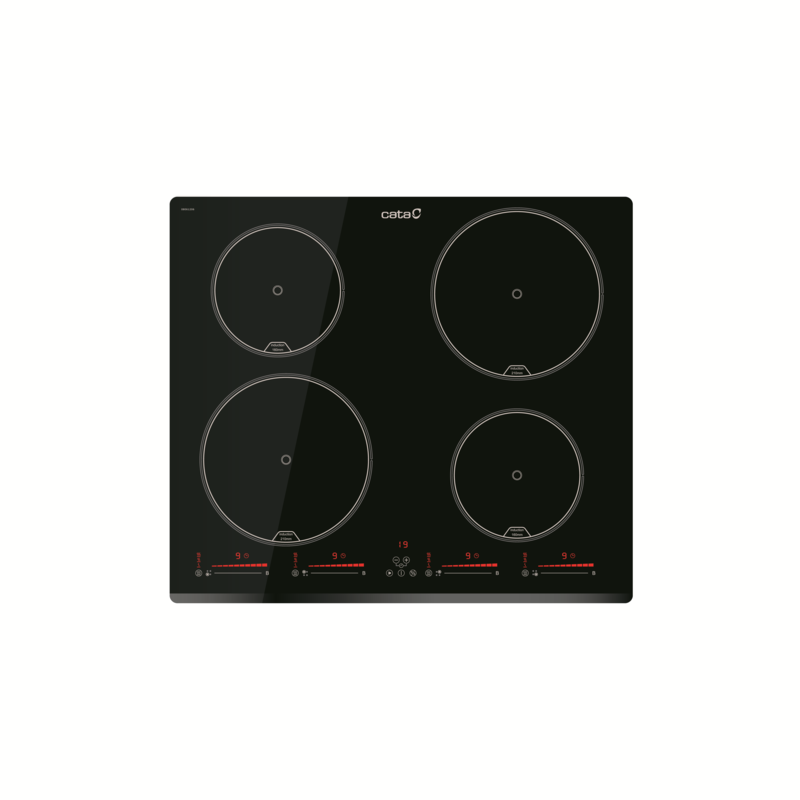 Cata Insb 6430 Bk Hob, Induction, Width 59CM, 4 Cooking Zones, Touch Control, Black